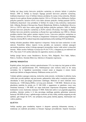 Serbijos ekonominė analizė. Paveikslėlis 3