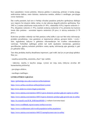 Serbijos ekonominė analizė. Paveikslėlis 4