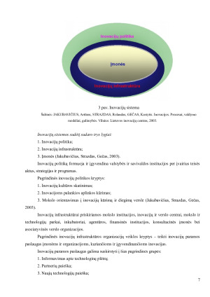 INOVACIJŲ SISTEMOS FUNKCIONAVIMO SĄLYGOS IR DEDAMOSIOS. Paveikslėlis 6
