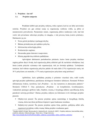 Sėkmingo projekto prielaidos. Paveikslėlis 4