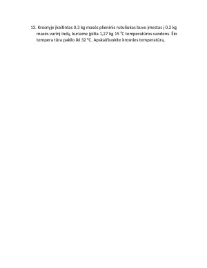 Šilumos balanso lygties taikymo uždaviniai. Paveikslėlis 2