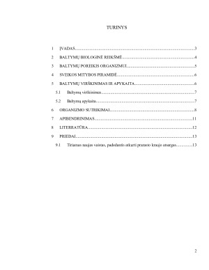 BALTYMŲ APYKAITA, SUTRIKIMAI, POVEIKIS SVEIKATAI. Paveikslėlis 2