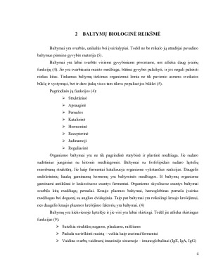 BALTYMŲ APYKAITA, SUTRIKIMAI, POVEIKIS SVEIKATAI. Paveikslėlis 4