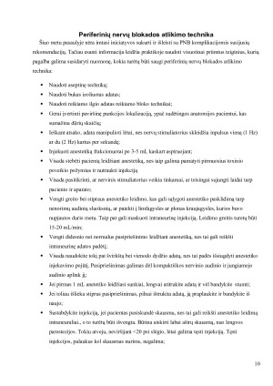 Vietinė anestezija ir periferinių nervų blokadų komplikacijos. Paveikslėlis 10