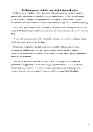 Vietinė anestezija ir periferinių nervų blokadų komplikacijos. Paveikslėlis 4