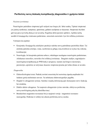Vietinė anestezija ir periferinių nervų blokadų komplikacijos. Paveikslėlis 7