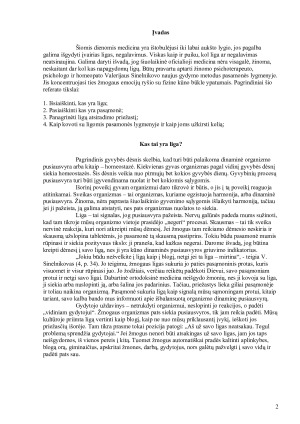 Ligos priežastys ir gydymas pasąmonės lygmenyje pagal V. Sinelnikovą. Paveikslėlis 2