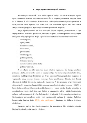 Išeminė širdies liga ir emocinės būsenos įtaka žmogaus sveikatai. Paveikslėlis 3