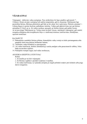 Odos ligų preižastys ir svarbiausi odos ligų simptomai. Paveikslėlis 9