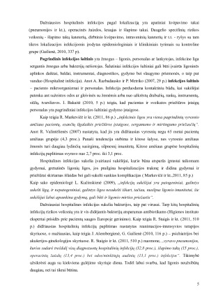 HOSPITALINĖ INFEKCIJA IR RANKŲ HIGIENA. Paveikslėlis 5