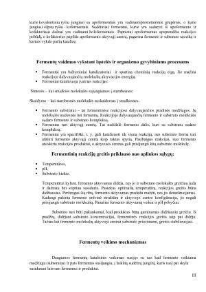 FERMENTŲ STRUKTŪRA, VEIKIMO MECHANIZMAI, AKTYVUMO REGULIACIJA. Paveikslėlis 3