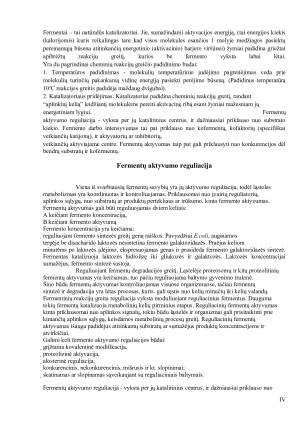 FERMENTŲ STRUKTŪRA, VEIKIMO MECHANIZMAI, AKTYVUMO REGULIACIJA. Paveikslėlis 4