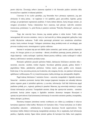 ATMINTIS IR JOS RŪŠYS. Paveikslėlis 5