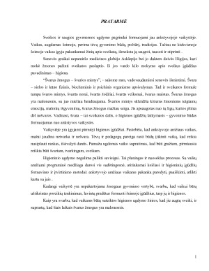 ASMENS HIGIENA