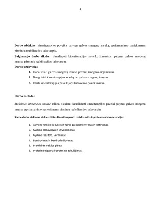 KINEZITERAPIJOS POVEIKIS, PATYRUS GALVOS SMEGENŲ INSULTĄ, APSITARNAVIMO PASIEKIMAMS PIRMINIU REABILITACIJOS LAIKOTARPIU. Paveikslėlis 4