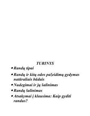 Randų gydymas. Paveikslėlis 2