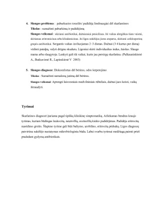 Vaiko sergančio skarlatina slauga. Paveikslėlis 3