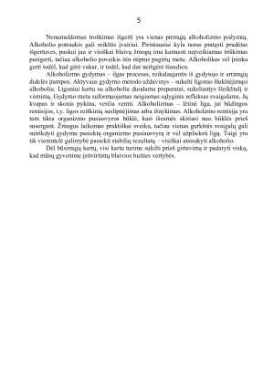 Alkoholio poveikis oganizmui. Paveikslėlis 5