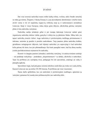 Narkotinės ir psichotropinės medžiagos bei jų sukelta priklausomybė. Paveikslėlis 2