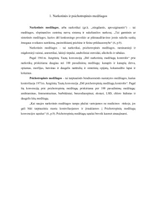 Narkotinės ir psichotropinės medžiagos bei jų sukelta priklausomybė. Paveikslėlis 3