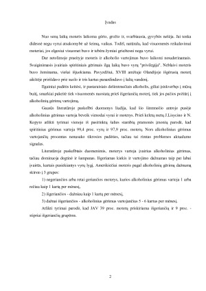 Moterų alkoholio vartojimo problema ir jos socialinės pasekmės