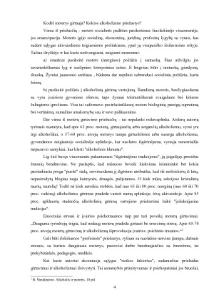 Moterų alkoholio vartojimo problema ir jos socialinės pasekmės. Paveikslėlis 3