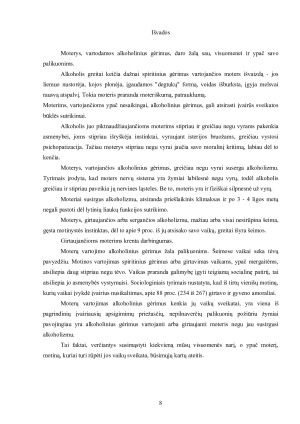 Moterų alkoholio vartojimo problema ir jos socialinės pasekmės. Paveikslėlis 7