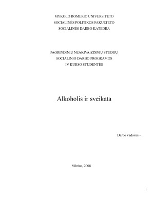 Alkoholis ir sveikata