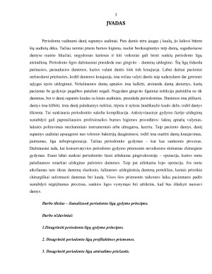 PERIODONTO LIGŲ GYDYMO PRINCIPAI. Paveikslėlis 3