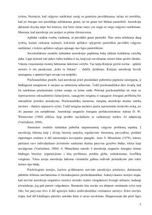 Nervinė anoreksija. Paveikslėlis 5