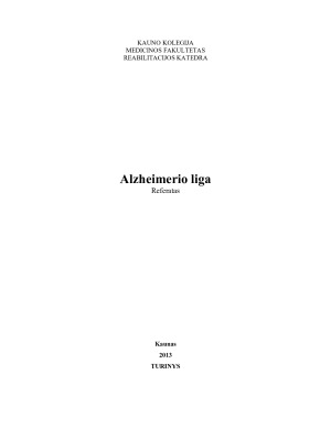 Alzheimerio liga