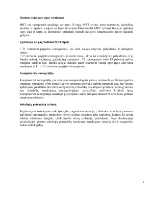 IŠSĖTINĖ SKLEROZĖ. Paveikslėlis 8