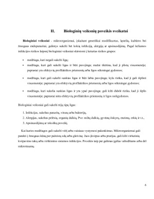 BIOLOGINIŲ VEIKSNIŲ PAVOJUS FARMACIJOJE. Paveikslėlis 6