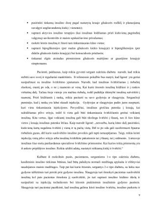 INSULINO ŠVIRKŠTIMO YPATUMAI SERGANT CUKRINIU DIABETU. Paveikslėlis 9