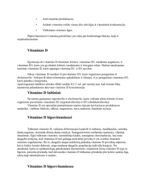 Riebaluose tirpių vitaminų D ir K hipo- ir hipervitaminozės. Paveikslėlis 3