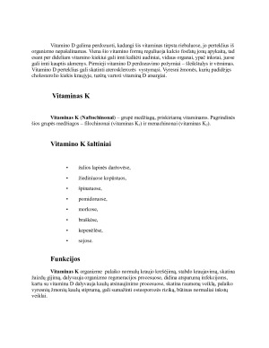 Riebaluose tirpių vitaminų D ir K hipo- ir hipervitaminozės. Paveikslėlis 4