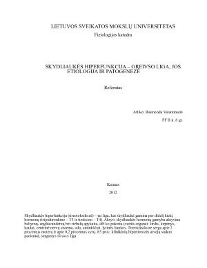 SKYDLIAUKĖS HIPERFUNKCIJA – GREIVSO LIGA, JOS ETIOLOGIJA IR PATOGENEZĖ