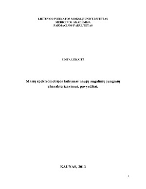 Masių spektrometrijos taikymas naujų augalinių junginių charakterizavimui, pavyzdžiai