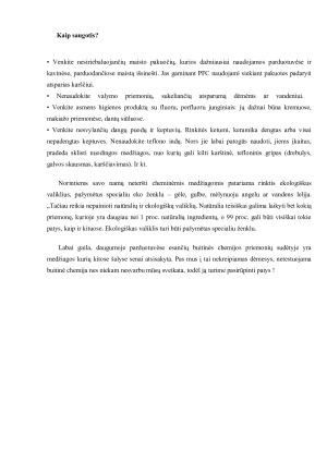 Kenksmingos medžiagos buityje ir jų poveikis žmogaus organizmui. Paveikslėlis 8