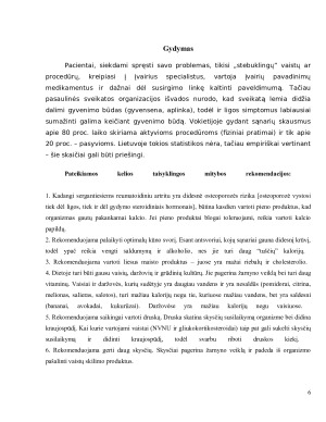 Reumatoidinis artritas ir osteoartritas - ypatumai, gydymas ir rekomendacijos sergantiesiems. Paveikslėlis 6