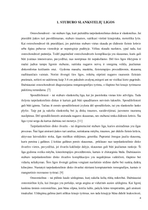 STUBURO SLANKSTELIŲ PAŽEIDIMAI IR JŲ TYRIMAI. Paveikslėlis 4