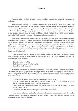 PANORAMINĖS RENTGENOGRAMOS APRAŠYMAS. Paveikslėlis 2