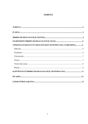 PAGRINDINIAI ŠIRDIES IR KRAUJAGYSLIŲ SISTEMOS LIGŲ FAKTORIAI. Paveikslėlis 2