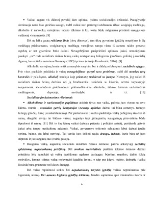 REABILITACIJOS PLANAVIMAS SOCIALINĖS RIZIKOS ŠEIMŲ VAIKAMS. Paveikslėlis 6