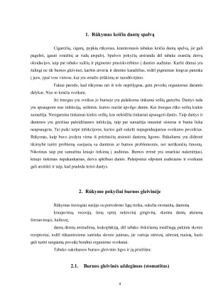 RŪKYMO ĮTAKA BURNOS  SVEIKATAI. Paveikslėlis 4