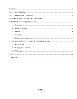 PSICHIKOS SVEIKATA IR SUTRIKIMAI. Paveikslėlis 2