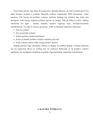PSICHIKOS SVEIKATA IR SUTRIKIMAI. Paveikslėlis 3
