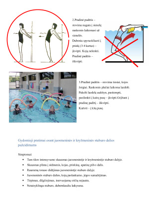 GYDOMIEJI PRATIMAI BASEINE sergant stuburo ligomis. Paveikslėlis 10