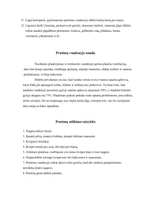 GYDOMIEJI PRATIMAI BASEINE sergant stuburo ligomis. Paveikslėlis 6