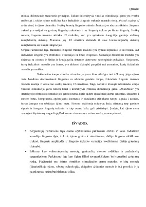 Eisenos lavinimo metodikos sergant parkinsono liga. Paveikslėlis 9